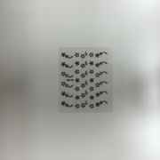 3D Sticker schwarz XF 158